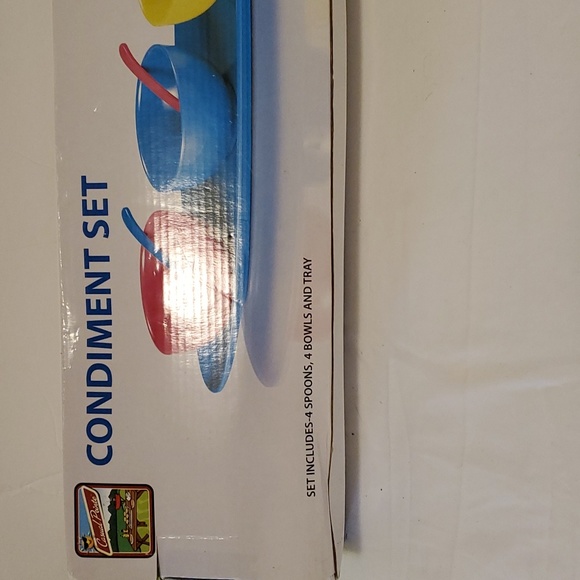 9 Pc Condiment Set - Picture 2 of 3